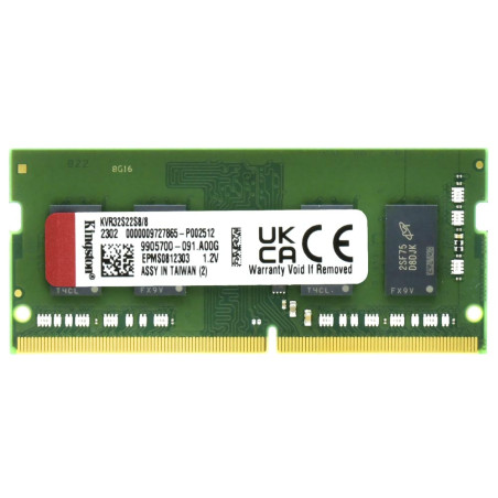 Memória Notebook Kingston DDR4 8GB 3200MHz - KVR32S22S8/8