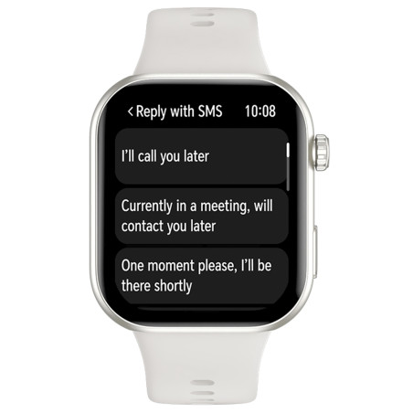 HONOR Choice Watch 2i – Smartwatch Branco, AMOLED 1,85"