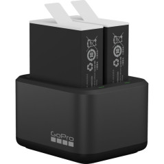 Carregador Duplo de Bateria GoPro + Bateria para HERO 9/10 - ADDBD-211-VT