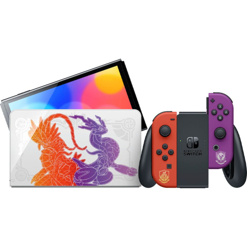 Nintendo Switch OLED Pokémon Escarlata y Púrpura - 64GB