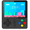 Console Portátil Game Boy Game Box K5 Plus + Controle 500 Jogos Tela 3.0 - Preto