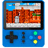 Console Portátil Game Boy Game Box K5 Plus + Controle 500 Jogos Tela 3.0 - Azul