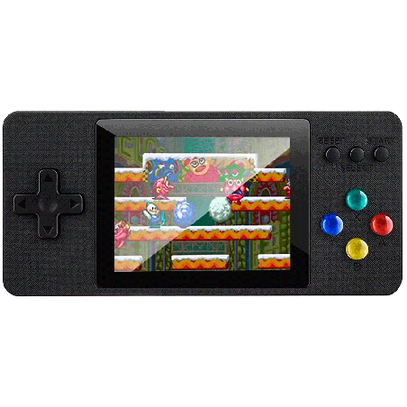 Console Portátil Game Boy Game Box K8 Plus + Controle 500 Jogos Tela 3.0 - Preto