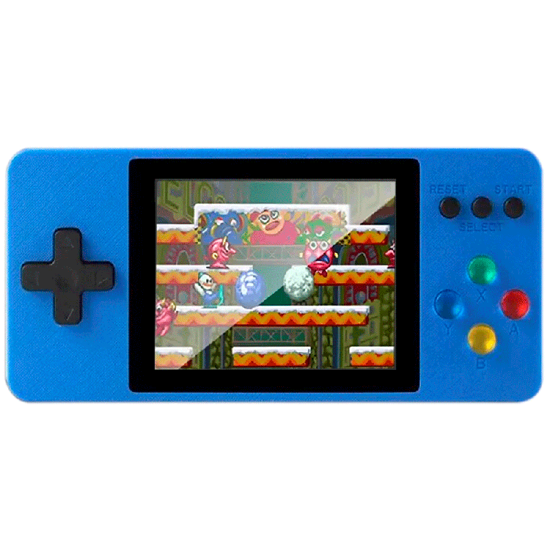 Console Portátil Game Boy Game Box K8 Plus + Controle 500 Jogos Tela 3.0 - Azul