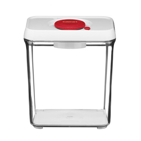 Cuisinart REC64R 1.9L Rectangular Food Container Red Rim