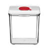 Pote para Alimentos Cuisinart REC64R Retangular Borda Vermelha 1.9L