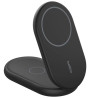 Carregador Wireless Belkin WIZ028VFBK 2-IN-1 15W Boostcharge Magsafe Qi2 - Preto