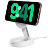 Suporte Magnético de Carga Wireless Belkin WIA008vfWH BoostCharge Pro 15W Qi2 Magsafe – Branco