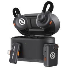 Microfone Sem Fio Hollyland Lark M2S Mini Combo USB-C/Câmera