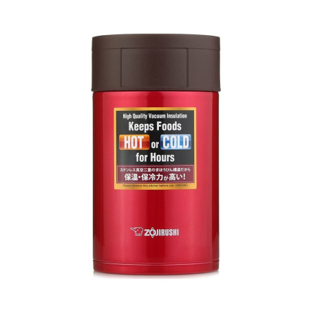 Zojirushi Stainless Steel Thermal Food Jar SW-HAE55RM 550ml - Red