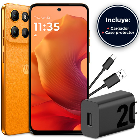 Smartphone Motorola Moto G15 XT2521-2 Dual SIM 4GB+128GB 6.72″ – Blazing Orange