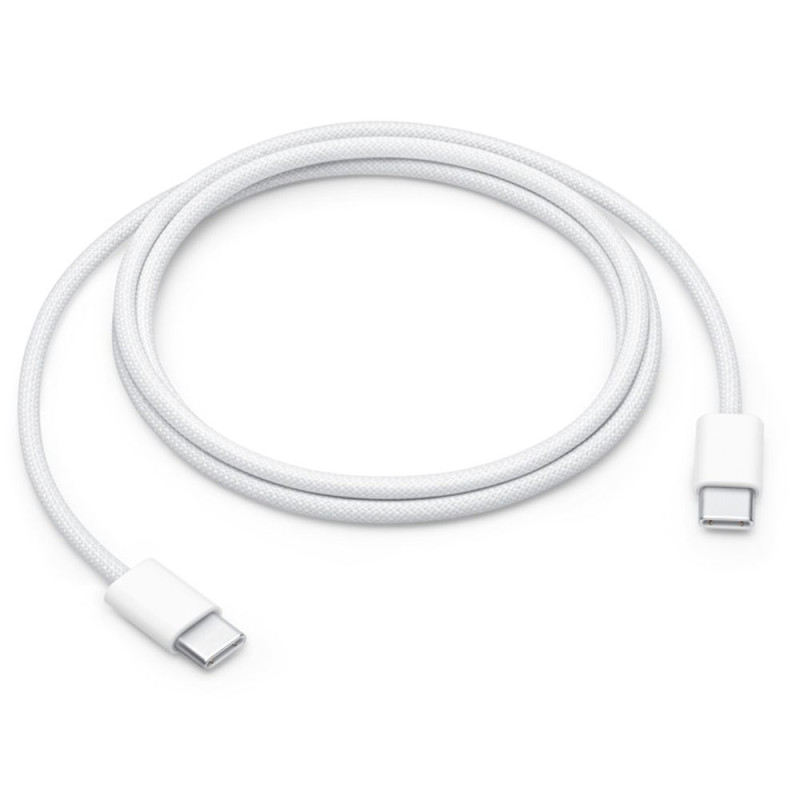Apple USB-C/USB-C Cable 1M MQKJ3AM/A – 60W Braided White