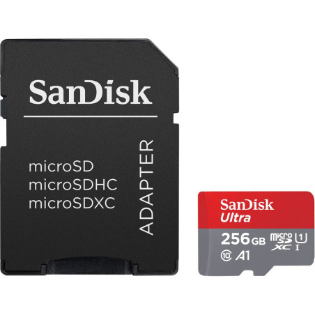 Cartão de Memória Micro SD SanDisk Ultra SDXC 256GB 150 MB/s – SDSQUAC-256G-GN6MA