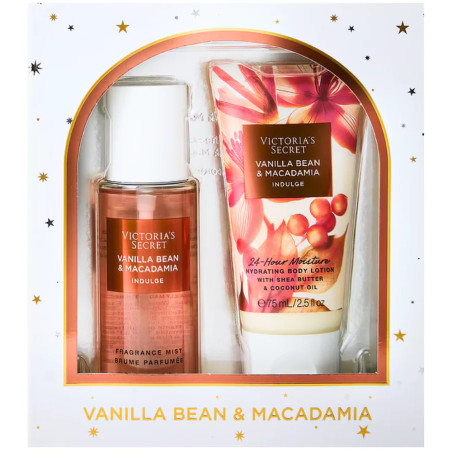 Kit Victoria’s Secret Vanilla Bean Y Macadenia Colônia e Loção Feminino 75ML