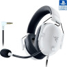 Headset Razer Blackshark V2 X Mini Jack 3.5 mm Com Licença PlayStation - Branco RZ04-03241300-R3UA