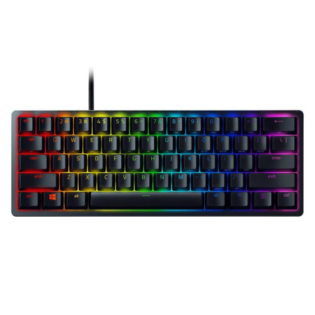 Teclado Gamer Razer Huntsman Mini 60% Interruptor Óptico Linear USB Inglês EUA - RZ03-03390500-R3U1
