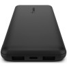 Carregador Portátil Belkin BoostCharge 3 Portas 10.000 mAh + Cabo USB-A/USB-C Preto - BPB011BTBK