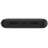 Carregador Portátil Belkin BoostCharge 3 Portas 10.000 mAh + Cabo USB-A/USB-C Preto - BPB011BTBK