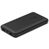 Carregador Portátil Belkin BoostCharge 3 Portas 10.000 mAh + Cabo USB-A/USB-C Preto - BPB011BTBK