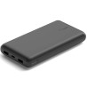 Carregador Portátil Belkin BoostCharge 3 Portas 20.000 mAh + Cabo USB-A/USB-C Preto - BPB012BTBK
