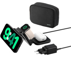 Carregador Wireless Magnético Belkin 3-IN-1 para Viagem...