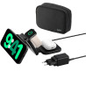 Carregador Wireless Magnético Belkin 3-IN-1 para Viagem QI2 Preto - WIZ024VFBK