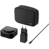 Carregador Wireless Magnético Belkin 3-IN-1 para Viagem QI2 Preto - WIZ024VFBK
