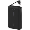 Carregador Portátil Belkin BoostCharge 10.000 mAh Cabo Integrado USB-C Preto - BPB021FQBK