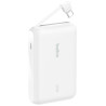 Carregador Portátil Belkin BoostCharge 10.000 mAh Cabo Integrado USB-C Branco - BPB021FQWH