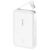 Carregador Portátil Belkin BoostCharge 10.000 mAh Cabo Integrado USB-C Branco - BPB021FQWH