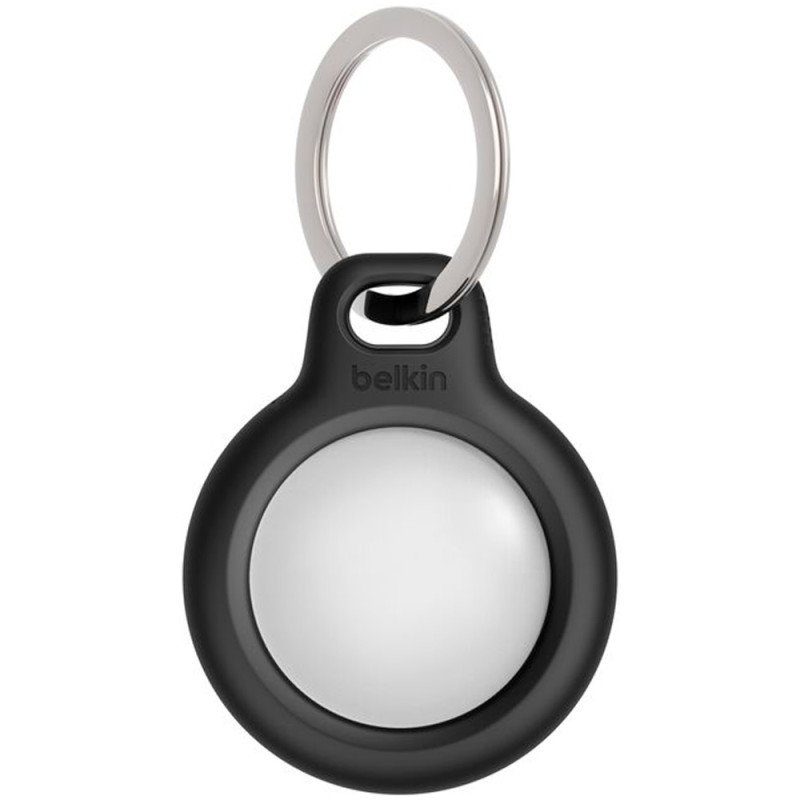 Suporte Seguro com Chaveiro para AirTag Belkin F8W973BTBLK - Preto