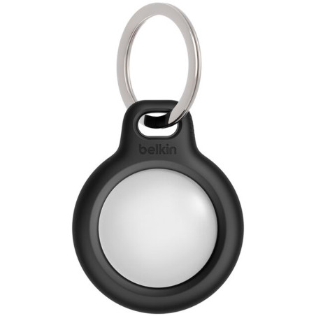 Suporte Seguro com Chaveiro para AirTag Belkin F8W973BTBLK - Preto