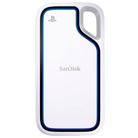 SSD Externo SanDisk Extreme Portátil PS5 USB-C 3.2 1TB Branco – SDSSDE62P-1T00-G25