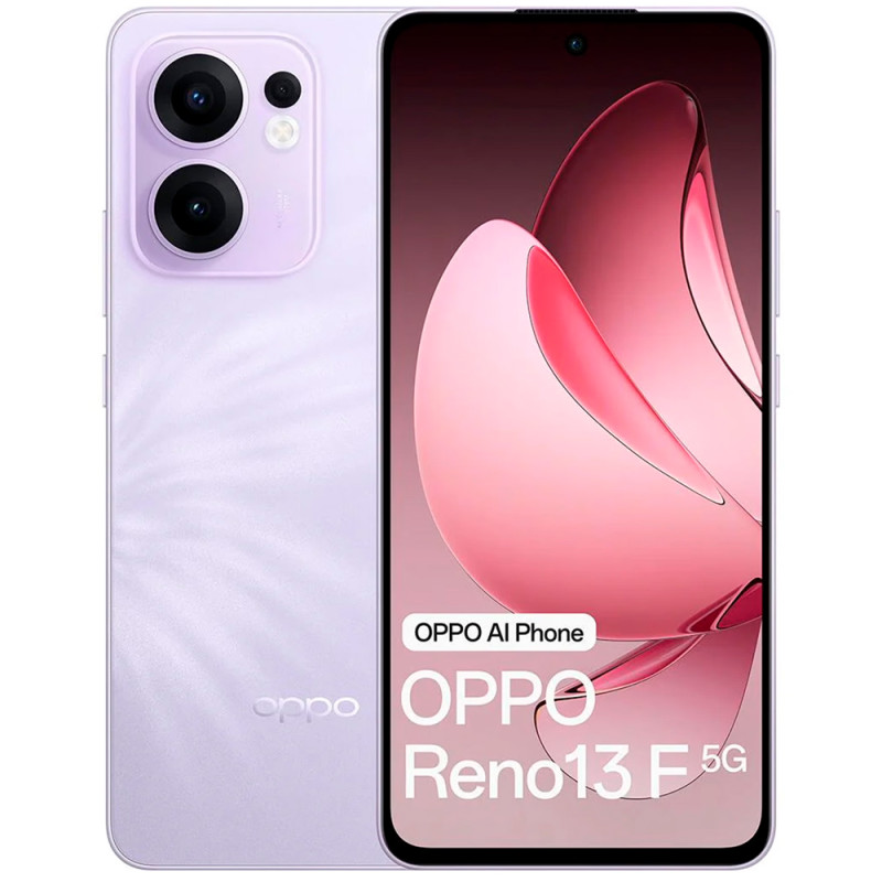 Smartphone Oppo Reno 13F 5G Dual SIM 12GB+256GB 6.67″ - Plume Purple CPH2699