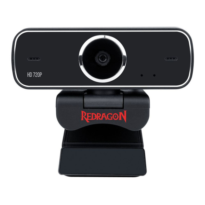 Webcam Redragon GW600 720p 30 FPS USB - Negra para Streaming