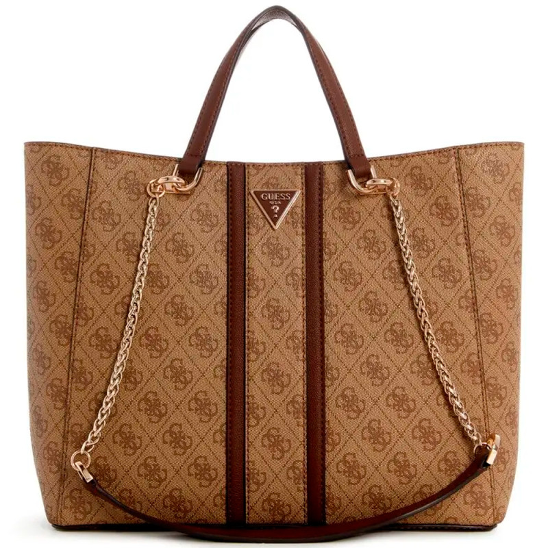Bolsa Guess Noreen Girlfriend Carryall SG900022 Latte Logo/Brown