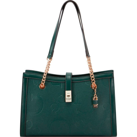 Bolsa Guess Satchel BG948006 Verde oscuro - Elegancia práctica