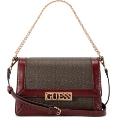 Bolsa Guess Crossbody AG949214 Marron Escuro/Vinho