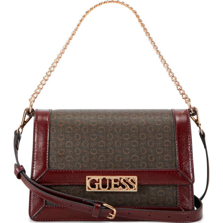 Bolsa Guess Crossbody AG949214 Marron Escuro/Vinho