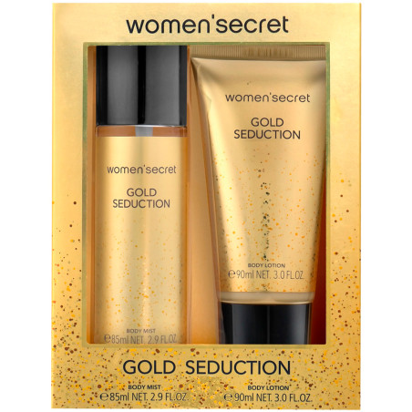 Kit Women Secret Gold Seduction Body Mist 85ML+BL 90ML