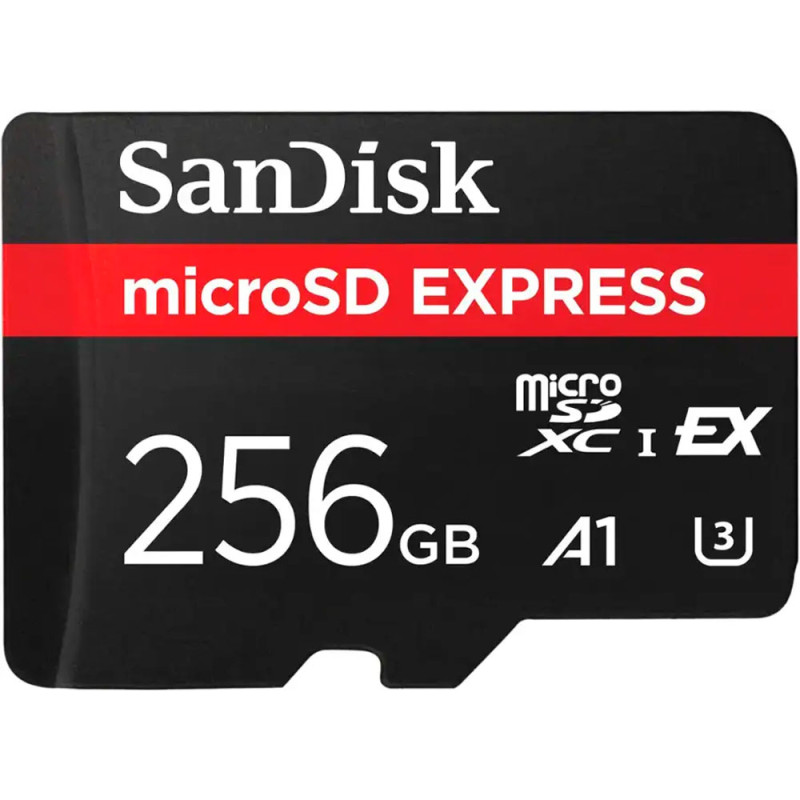 Cartão de Memória Micro SD SanDisk Express SDXC 256GB 880 MB/s - SDSQXFN-256G-GN4NN