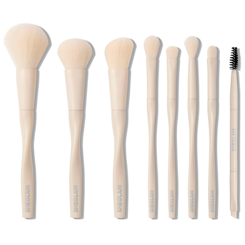 Pincel de Maquiagem SHEGLAM Pro Core 8 Peças