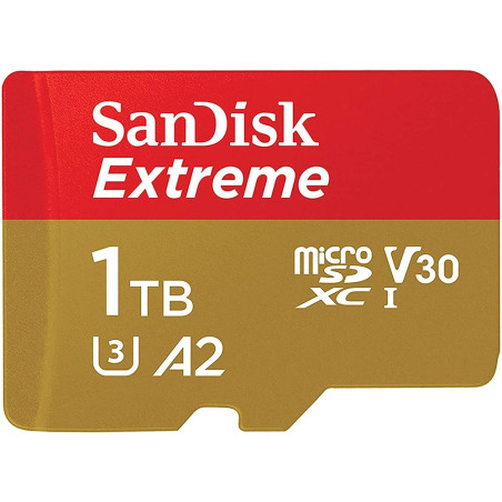 Cartão de Memória SanDisk Micro SDXC Extreme 1TB 190MB/s – SDSQXAV-1T00-GN6MA 190MB/S