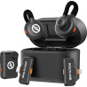 Microfone Sem Fio Hollyland Lark M2S Ultimate Combo USB-C/Lightning/Câmera