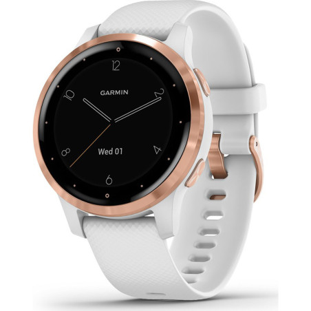 RELOGIO GARMIN VIVOACTIVE 4S  GPS WHITE ROSE GOLD - 010-02172-22