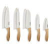 Jogo de Facas Cuisinart C55-10CFWS Revestidos de Cerâmica Advantage Faux Wood - 10 Peças