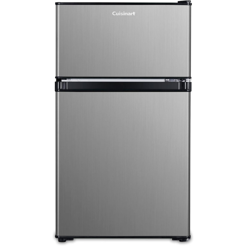 Frigobar Cuisinart CCF-31 Aço Inoxidável 88L 2 Portas Freezer Separado 86CM 110V - Prata