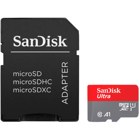 Cartão de Memória Micro SD SanDisk Ultra SDXC 128GB 140 MB/s – SDSQUAB-128G-GN6MA
