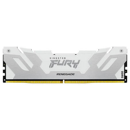 Memória Kingston DDR5 16GB 6400MHz Fury Renegade White KF564C32RW-16