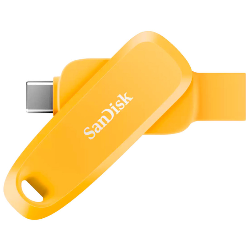 Pendrive SanDisk G46 Ultra Dual Phone USB-C/USB-A 64GB – Amarelo Daffodi SDDDC6